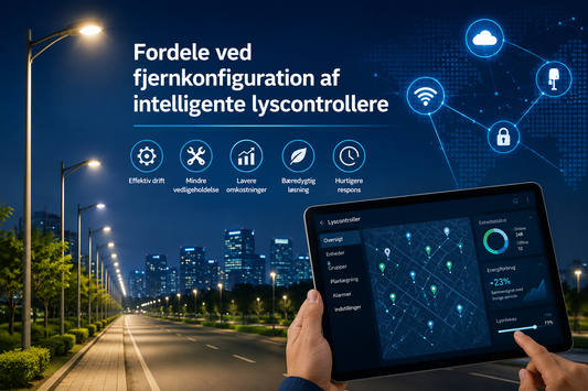 Fordele ved fjernkonfiguration af intelligente lyscontrollere