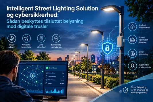 Intelligent Street Lighting Cybersecurity Banner