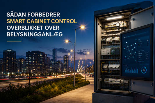 Sådan forbedrer smart cabinet control overblikket over belysningsanlæg