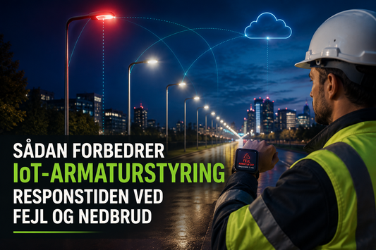 Sådan forbedrer IoT-armaturstyring responstiden ved fejl og nedbrud