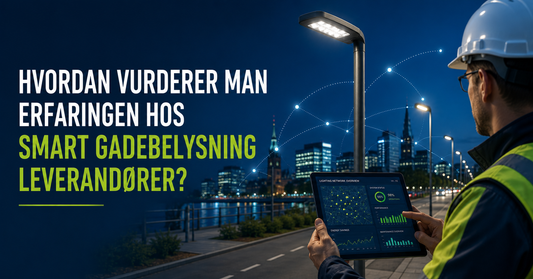 Hvordan vurderer man erfaringen hos leverandører af smart gadebelysning?