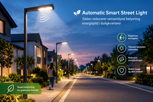 Automatic Smart Street Light til Boligkvarterer