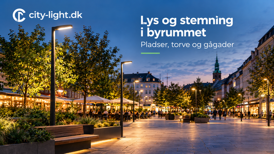 Lys og stemning i byrummet: Pladser, torve og gågader